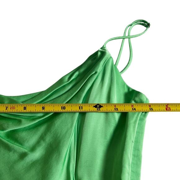 Zara Satin Effect Cowl Neck Crop Top with Corset Boning M - Picture 5 of 8